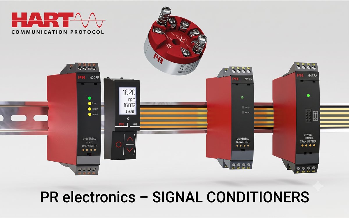 ผลิตภัณฑ์ Signal Conditioners และ Temperature Transmitters ของ PR electronics